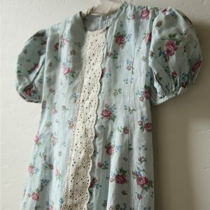 VINTAGE Baby Girl Floral Dress
